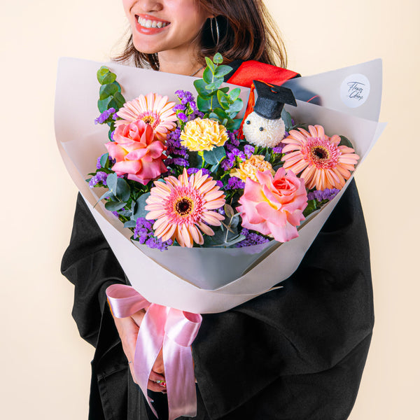 Glow Getter Graduation Bouquet