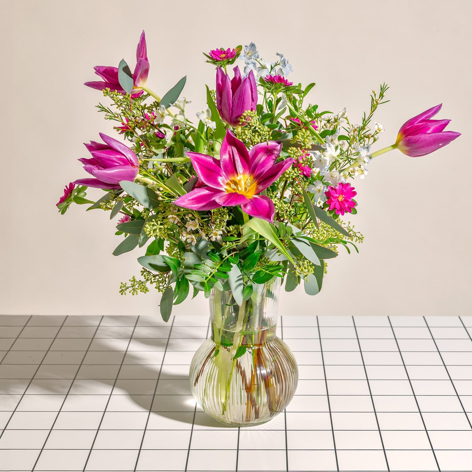 Elegant Purple Tulips