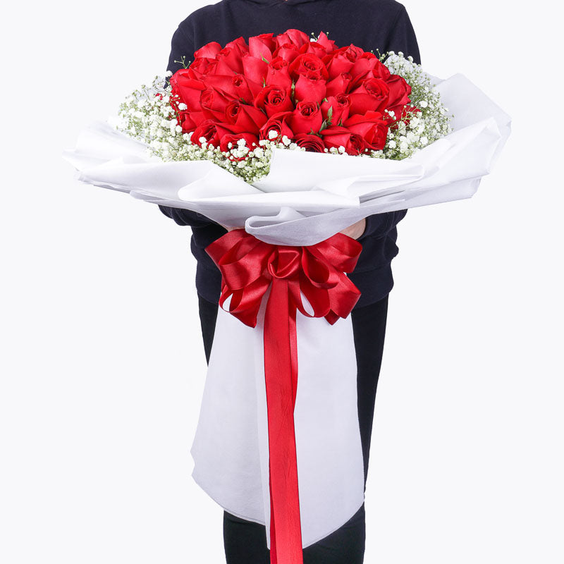 66 Red Roses Bouquet